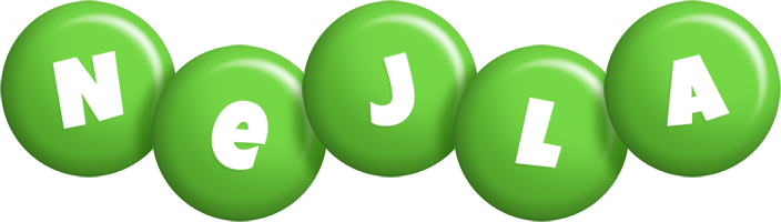 Nejla candy-green logo