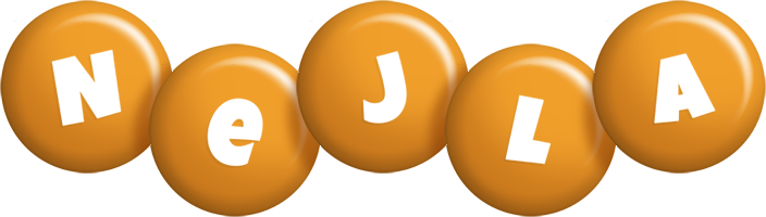 Nejla candy-orange logo