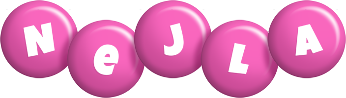 Nejla candy-pink logo