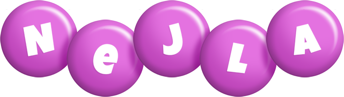 Nejla candy-purple logo