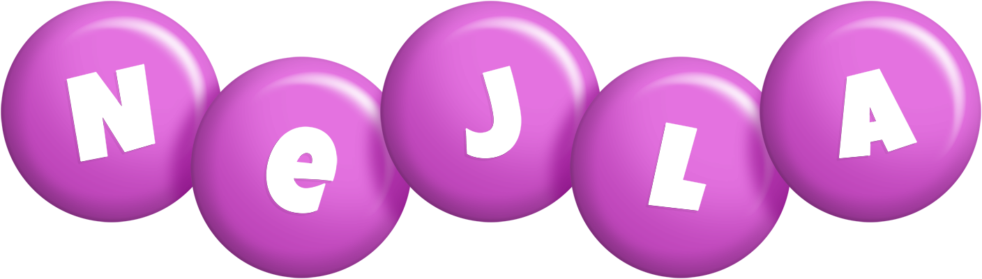 Nejla candy-purple logo