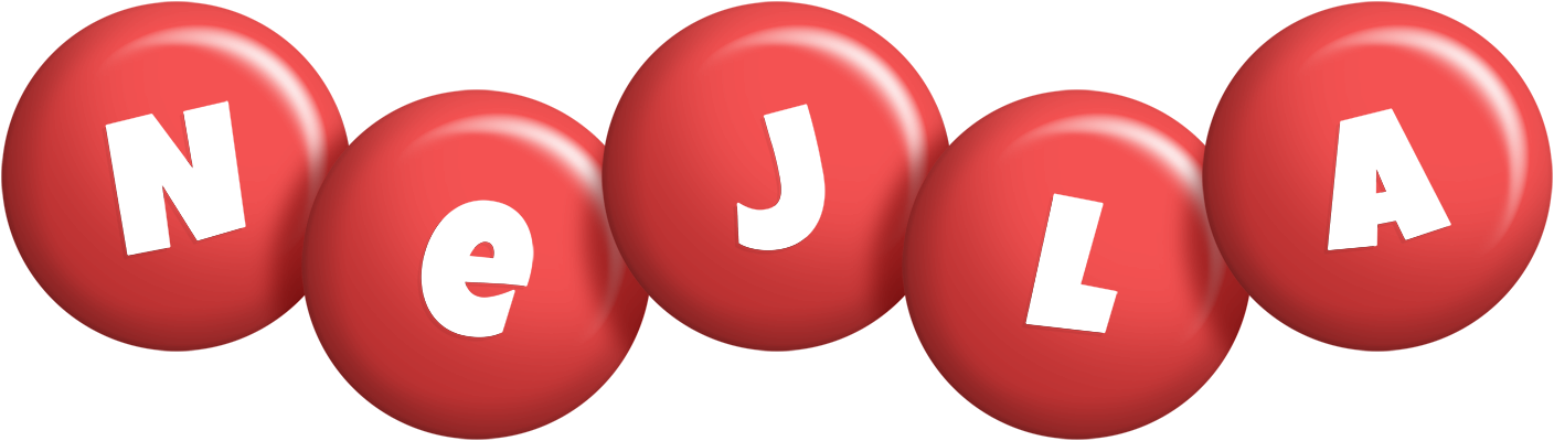 Nejla candy-red logo
