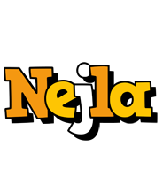 Nejla cartoon logo