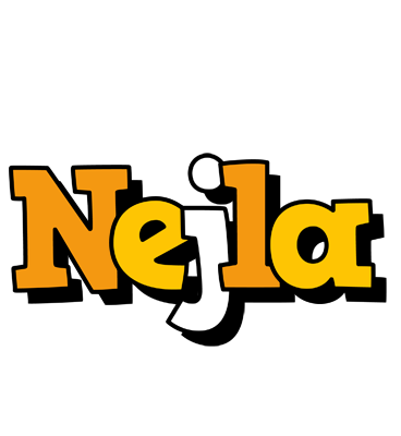 Nejla cartoon logo