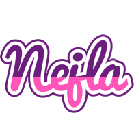 Nejla cheerful logo