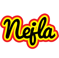 Nejla flaming logo