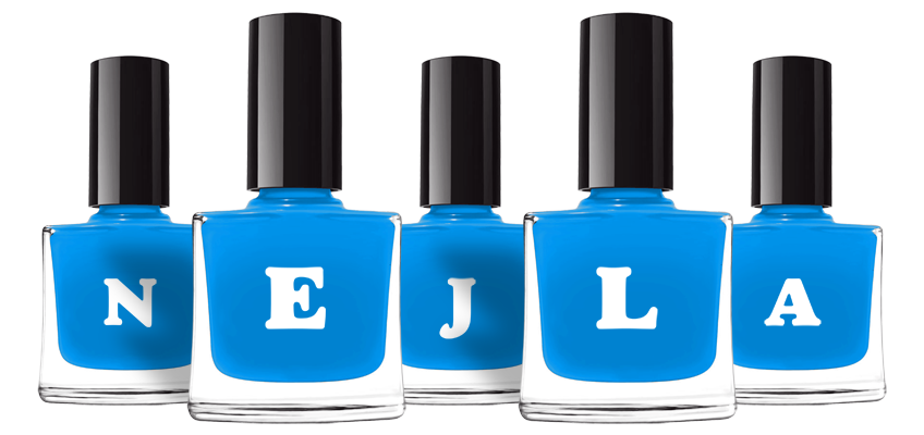Nejla glossy logo