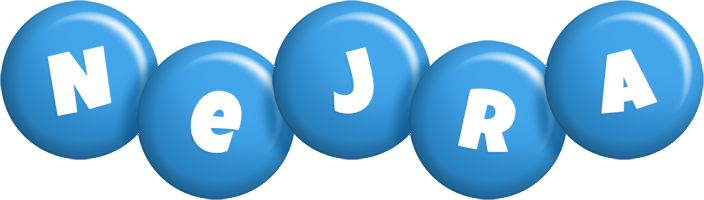 Nejra candy-blue logo