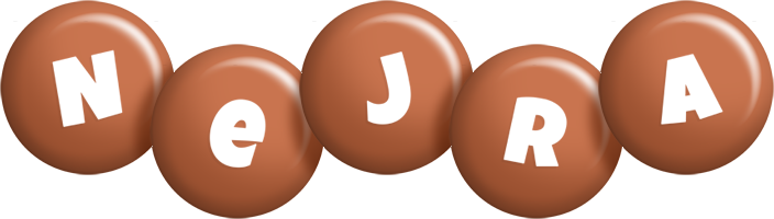 Nejra candy-brown logo