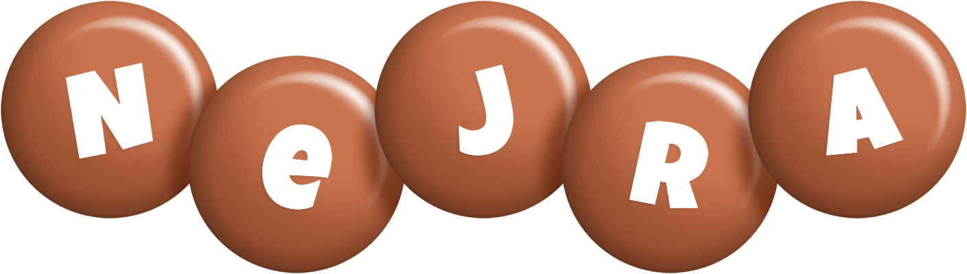 Nejra candy-brown logo