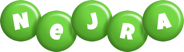 Nejra candy-green logo