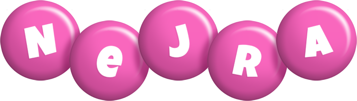 Nejra candy-pink logo