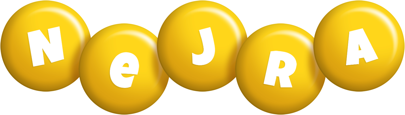 Nejra candy-yellow logo