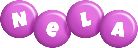 Nela candy-purple logo