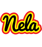 Nela flaming logo