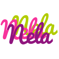 Nela flowers logo