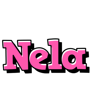 Nela girlish logo