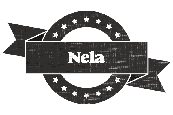 Nela grunge logo