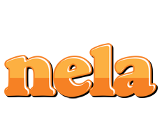 Nela orange logo