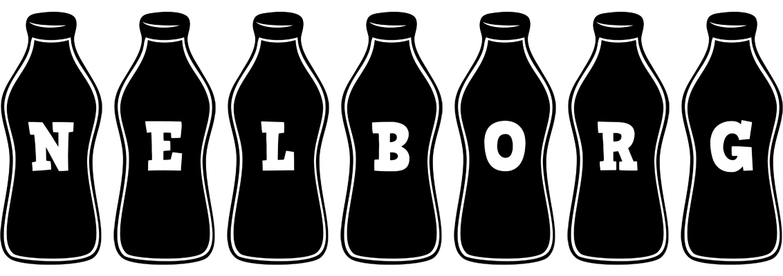 Nelborg bottle logo