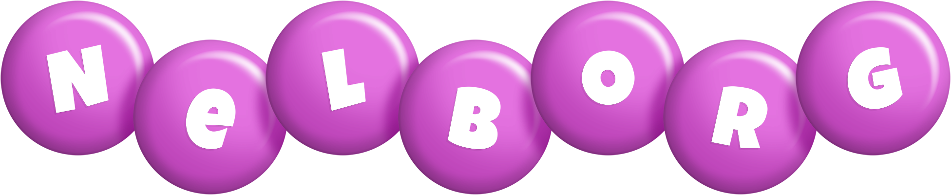 Nelborg candy-purple logo