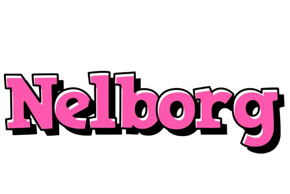 Nelborg girlish logo