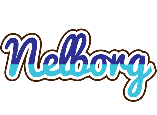 Nelborg raining logo
