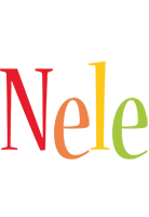 Nele birthday logo