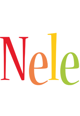 Nele birthday logo