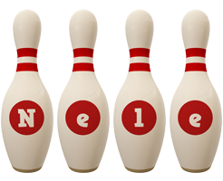 Nele bowling-pin logo