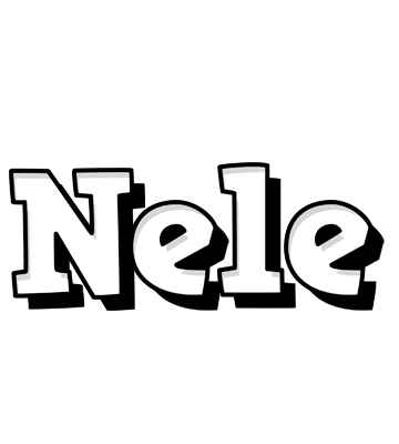 Nele snowing logo