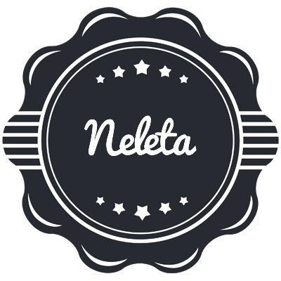 Neleta badge logo