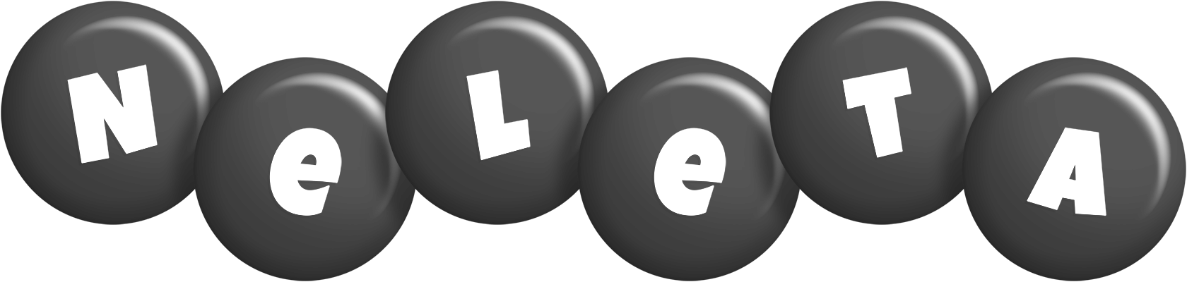 Neleta candy-black logo