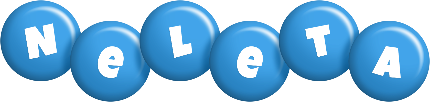 Neleta candy-blue logo