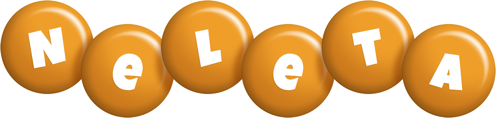 Neleta candy-orange logo