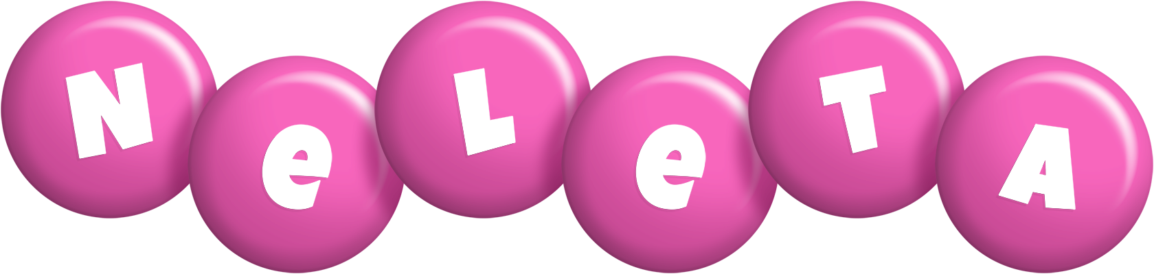 Neleta candy-pink logo