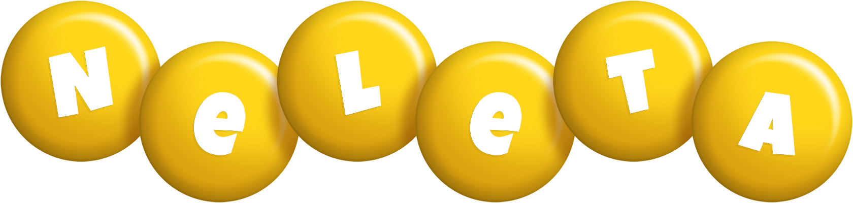 Neleta candy-yellow logo
