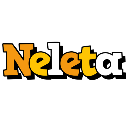 Neleta cartoon logo