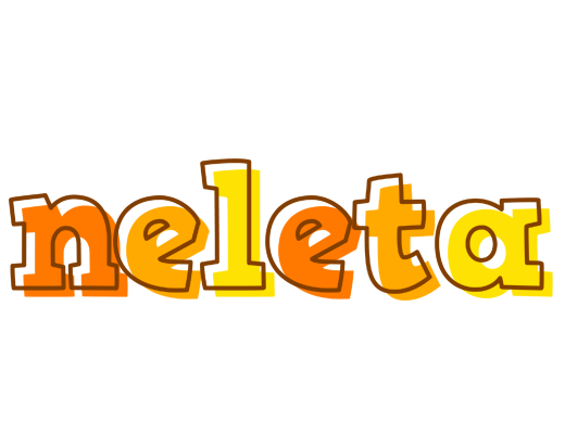 Neleta desert logo