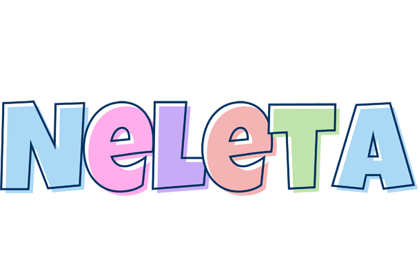 Neleta pastel logo