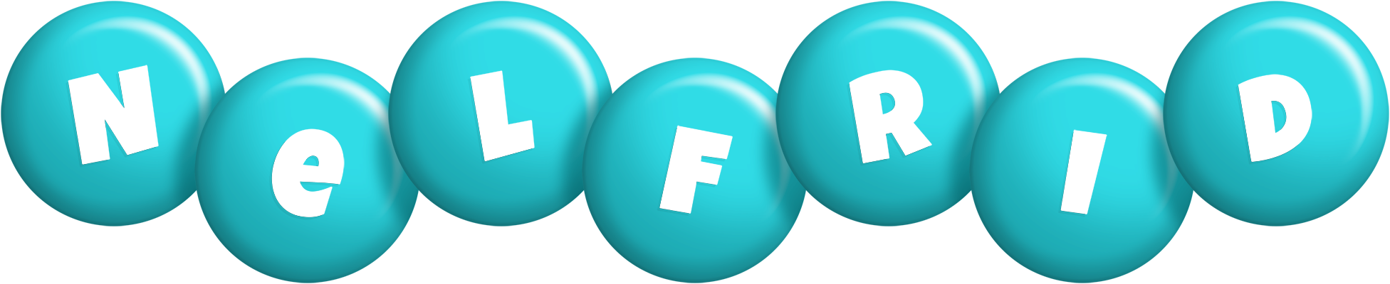 Nelfrid candy-azur logo
