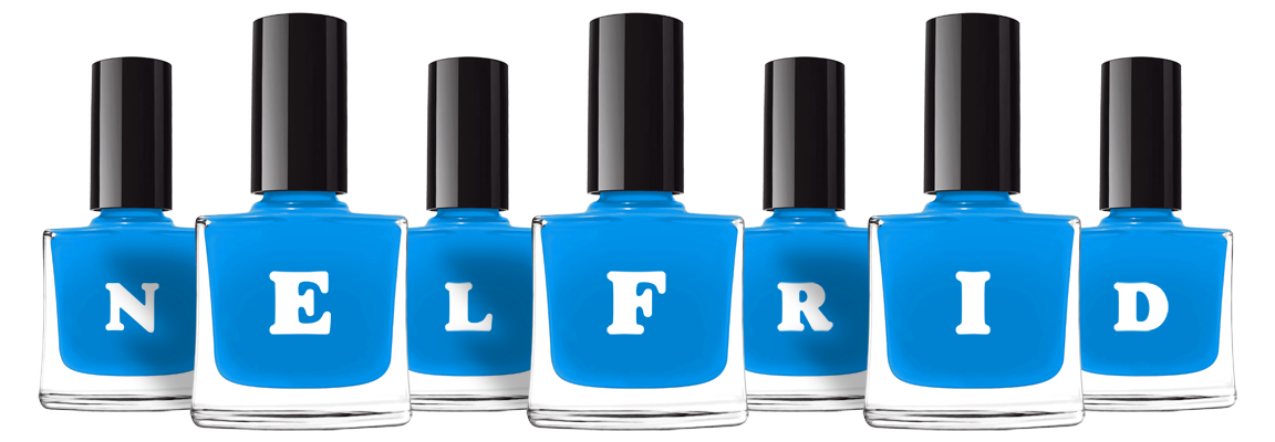 Nelfrid glossy logo