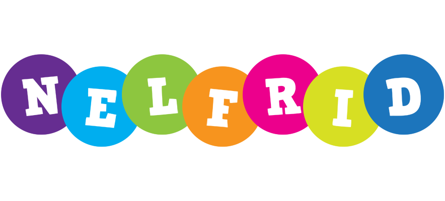 Nelfrid happy logo