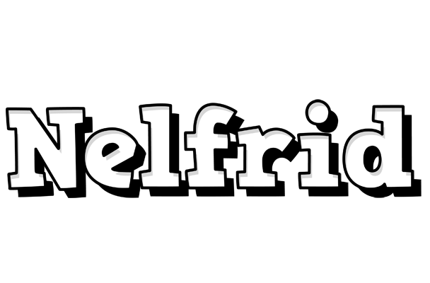 Nelfrid snowing logo