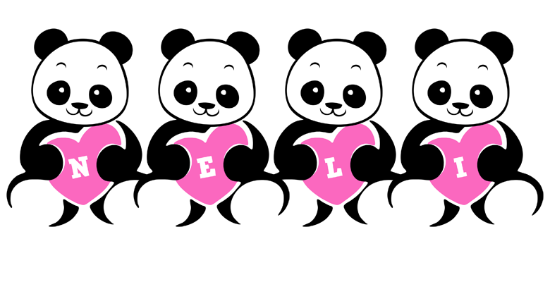 Neli love-panda logo