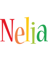 Nelia birthday logo