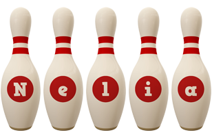 Nelia bowling-pin logo