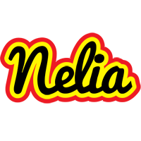 Nelia flaming logo