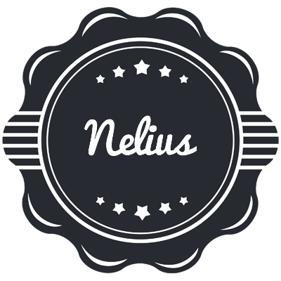 Nelius badge logo