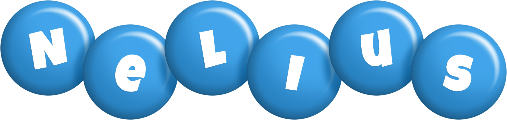 Nelius candy-blue logo